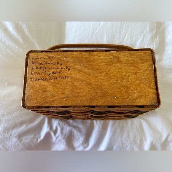 Amish Silverware Organizer Storage Basket | Yoder Family WI - Picture 4 of 9